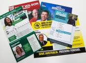 HOW-TO-VOTE: Wannon candidates' preferences have been revealed from their voting guides being distributed at early voting centres across the electorate. Picture: Anthony Brady