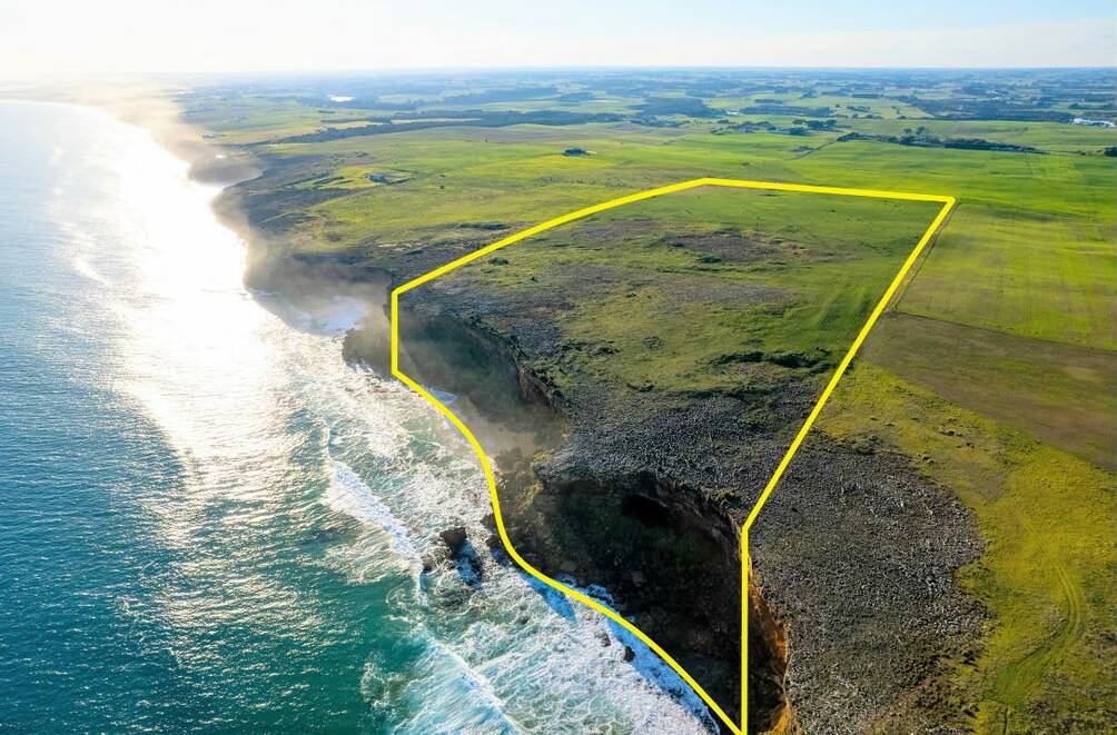 A 67-acre seaside property in Allansford expected to fetch around $2 million has been passed in at an online auction and is under "fine-tuning" negotiations.