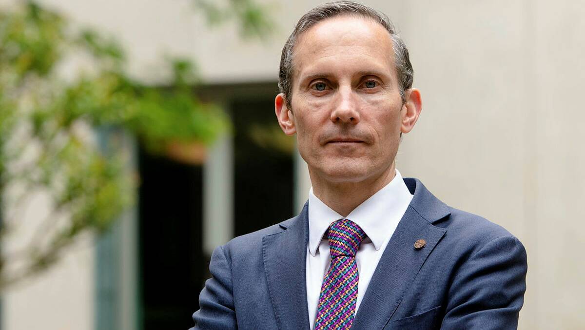 Andrew Leigh, assistant minister for Competition, Charities and Treasury said new ABS data showed COVID disproportionately impacted disadvantaged communities. Picture by Elesa Kurtz