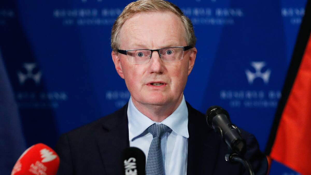 Reserve Bank Governor Philip Lowe. Picture Getty Images