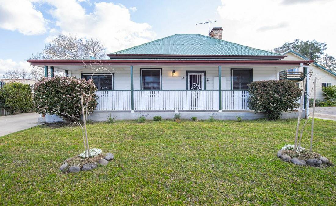 This cottage at 53 Guernsey Street, Scone in NSW is listed with a guide of $470,000 to $490,000. Picture supplied
