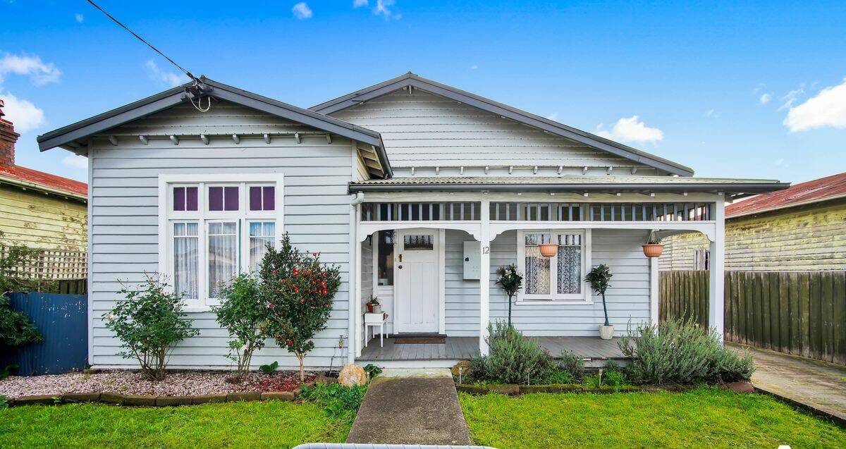 This 1920s cottage at 12 Moore Street, Invermay in Tasmania is listed for sale at offers over $390,000. Picture supplied