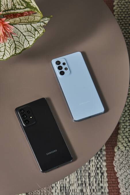 TECH DEMOCRACY: The Samsung Galaxy A53 5G starts at $699, providing wide-spread accessibility to this feature-dense smart phone. Photo: Supplied.