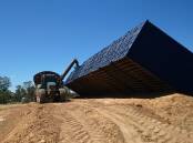 The prototype for Grain Storage's Pitch to Paddock. Picture supplied
