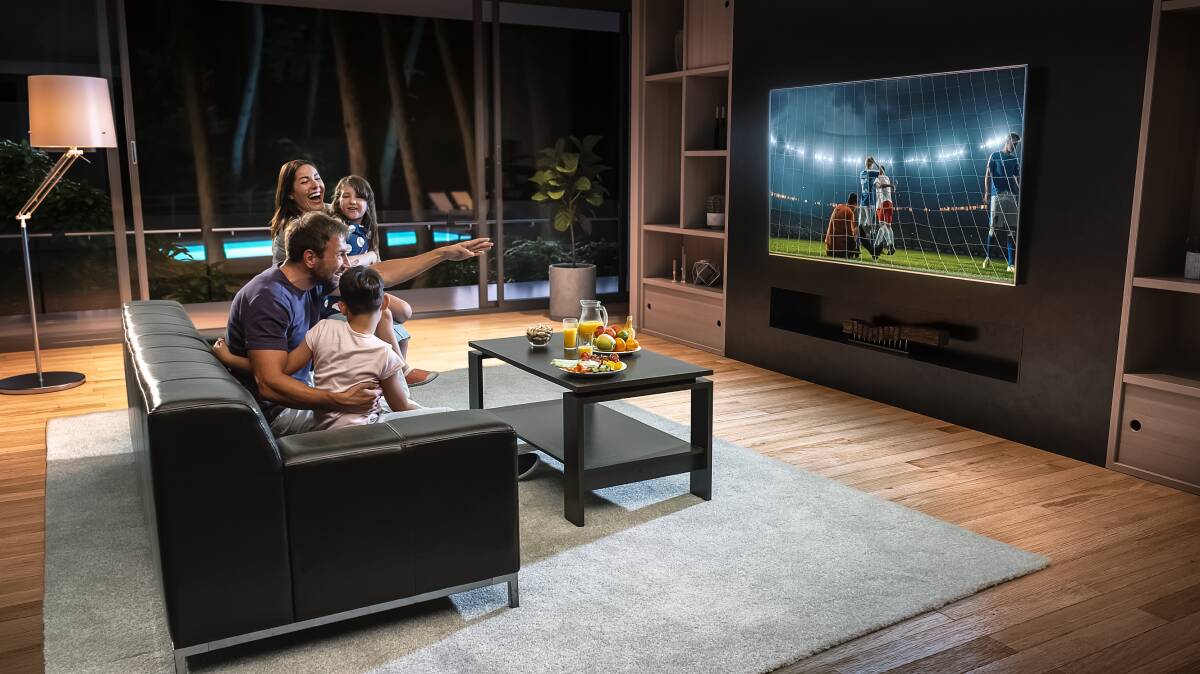 Family watching TV. Image: Shutterstock