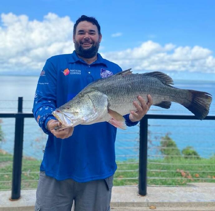 Rory Laidlaw-Hall bagged a 84cm quicksilver while out on the water at Bridge Lagoon.