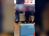 A still image from TikTok footage of the incident at the Melbourne Central McDonalds. Picture by @traumaqueenkav