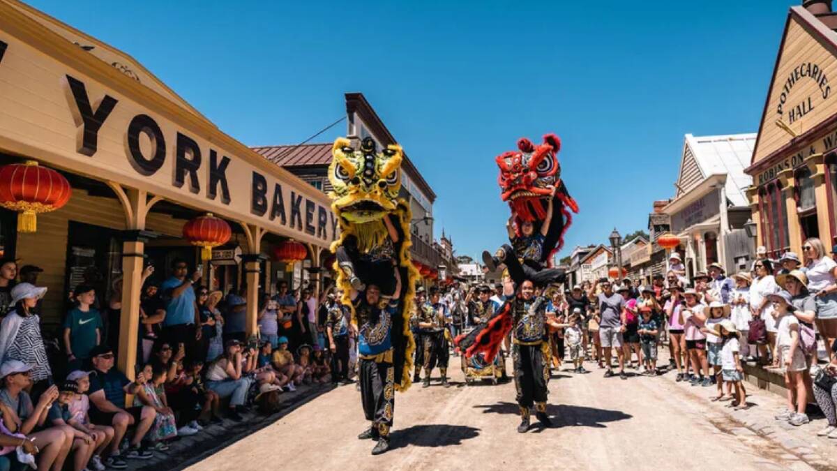 Lunar New Year parade in Sovereign Hill, Ballarat. Picture Sovereign Hill