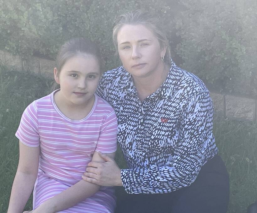 Leanne Cappello pictured with her eight-year-old, Zara, who suffers from a peanut allergy.