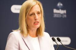 Finance Minister and acting Treasurer Katy Gallagher says the government is returning the budget to a 'much more sustainable footing'. Picture by Sitthixay Ditthavong