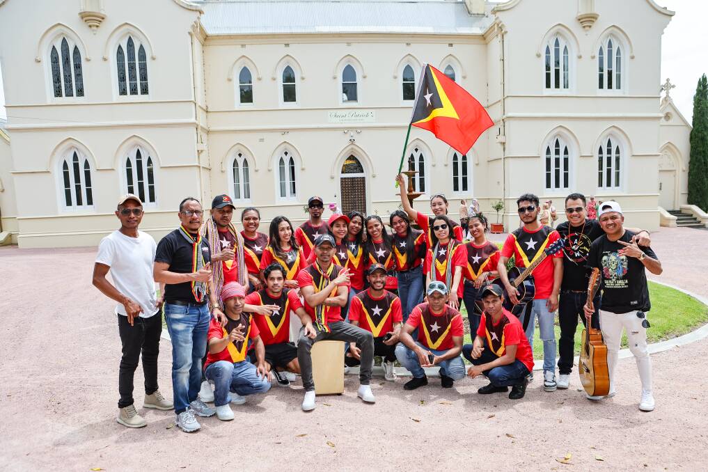 The event featured music and dancing by 30 south-west residents from Timor-Leste.