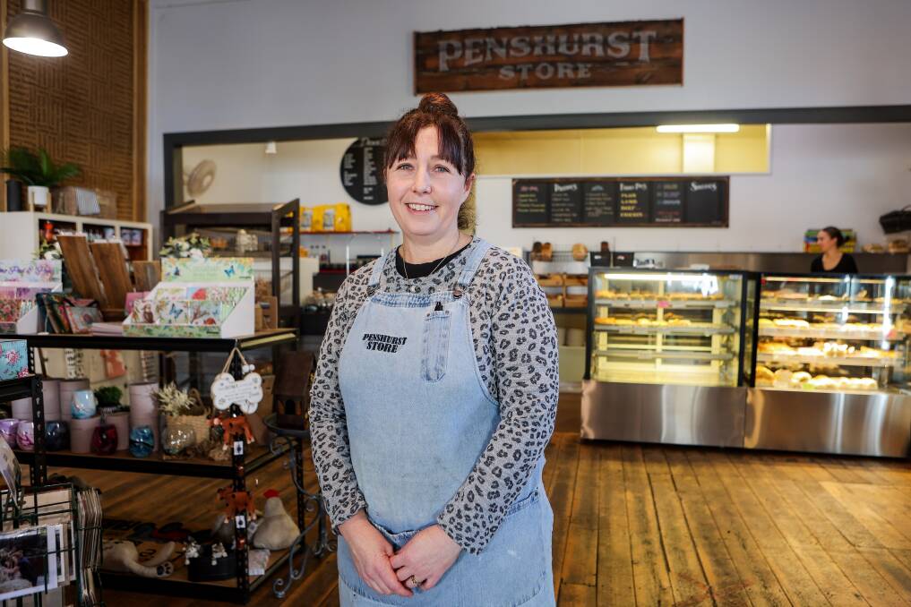 Penshurst Store co-owner Amanda Wilson said business was booming. Pictures by Anthony Brady