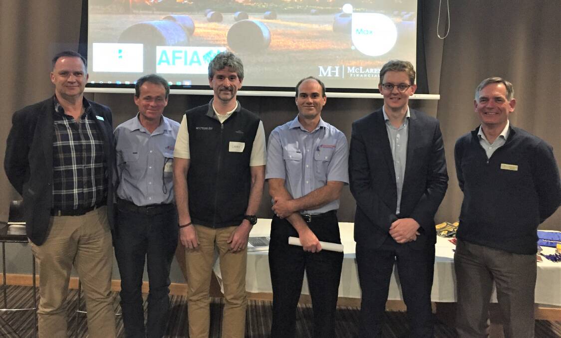 Wide range: Speakers from across the dairy industry addressed the "Preparing for a Dry Summer" Farmer Night in Warrnambool. 