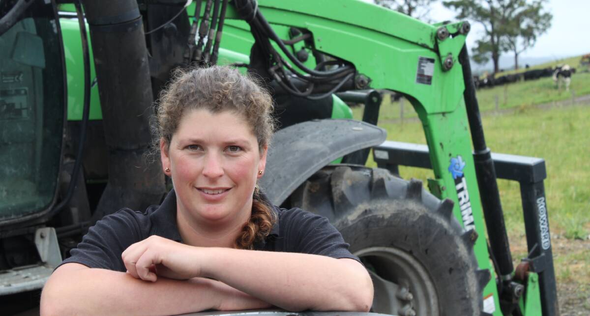 Passing on the knowledge: Shannon Notter's dairy farm at Carlisle River, east of Simpson, has been selected by WestVic Dairy as a Business Focus Farm.
