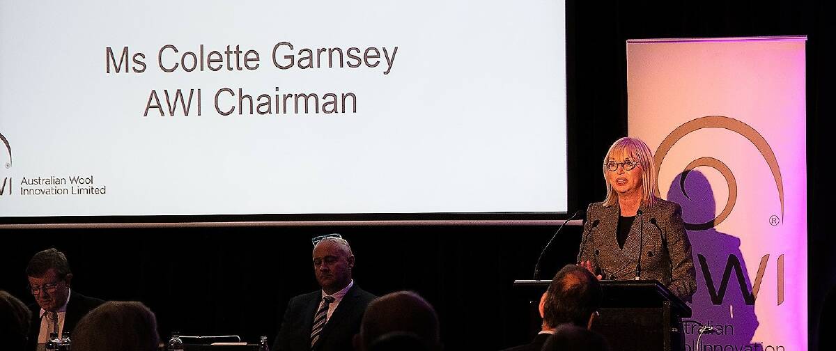 In the spotlight: AWI's new chairman Colette Garnsey said it aimed to give wool growers confidence their levies were being invested wisely.