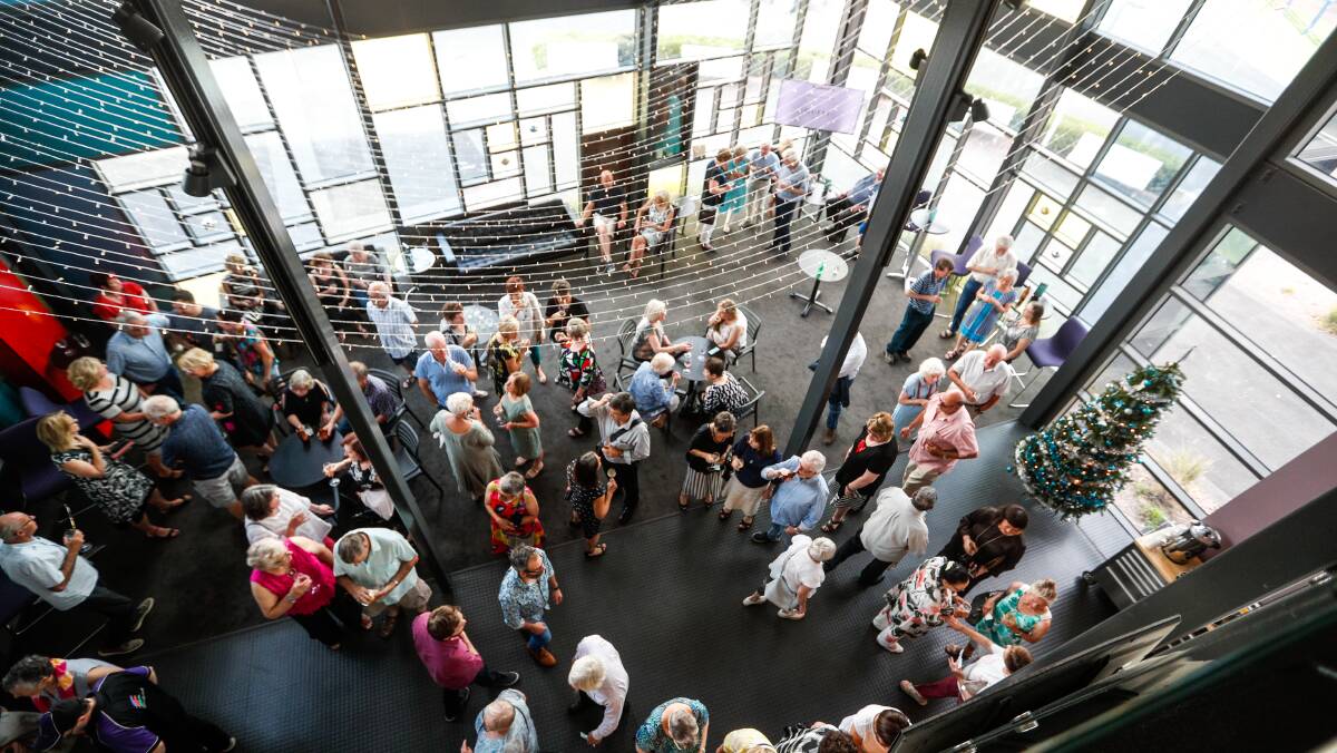 Part of the crowd at the Lighthouse Theatre on Thursday night for the launch of the theatre's 2019 season of performances.