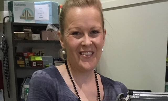Heidi O'Neill when she was Ballarat Hospice Care Op Shop manager in 2018.