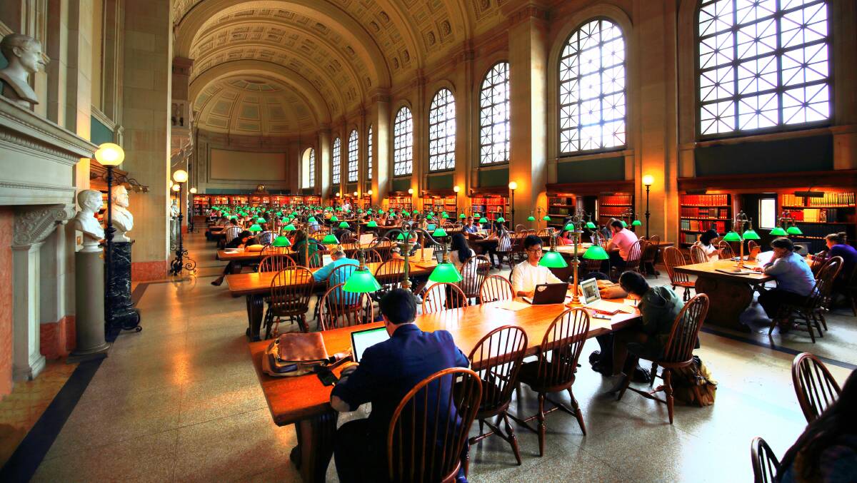 Sulari Gentill's novel is set in the Boston Public Library - or is it? Picture Shutterstock