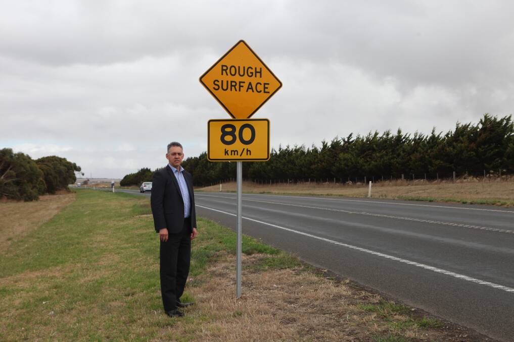 FIX IT: Warrnambool City councillor Mike Neoh is calling on Wannon MP Dan Tehan to include the Princes Highway West, from Colac to the South Australian border on the National Land Transport Network.
