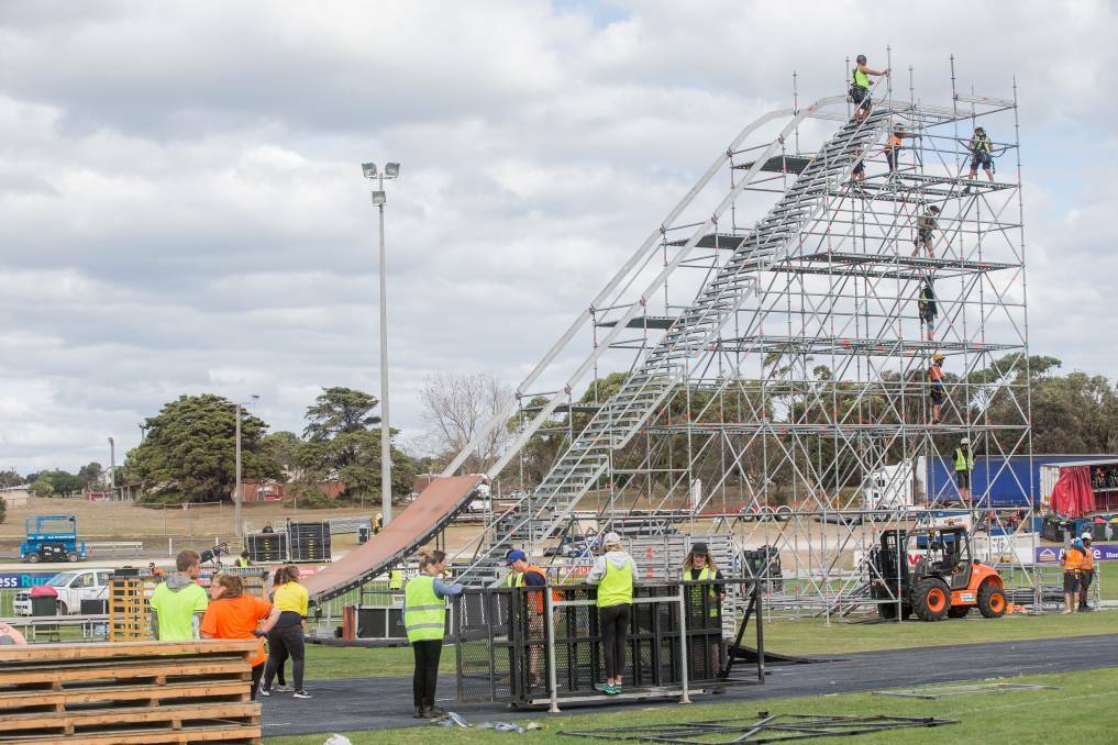 CANCELLED: The Warrnambool leg of the Nitro Circus Next Level tour was cancelled due to unsafe weather conditions across the weekend. Picture: Christine Ansorge