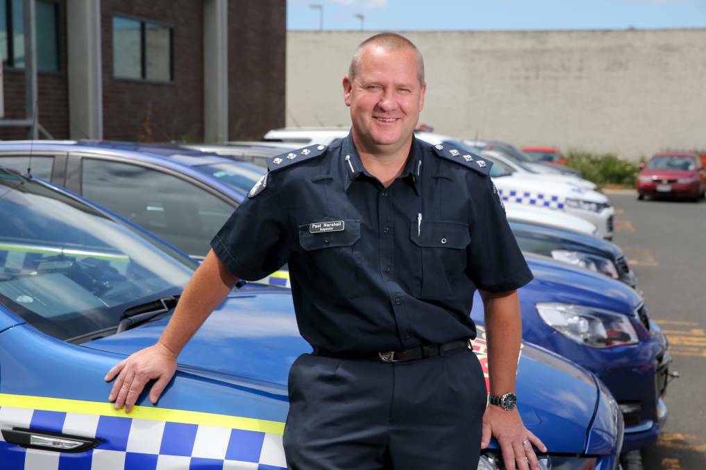 HERE TO HELP: Warrnambool inspector Paul Marshall says police officers are also members of the community and are impacted by the follow-on effects of suicide. 