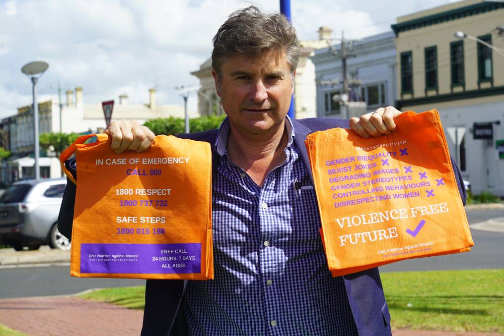 VIOLENCE FREE FUTURE: Warrnambool City Council is a partner in the annual campaign which starts on Sunday and mayor Tony Herbert says reducing family violence needs to be a priority for everyone. 