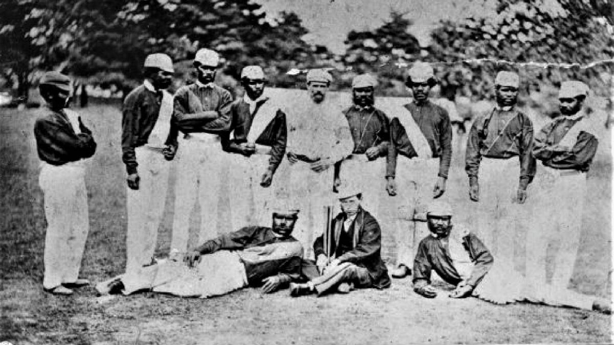 The Harrow First XI Indigenous cricket team. Pictures courtesy of the Harrow Discovery Centre.