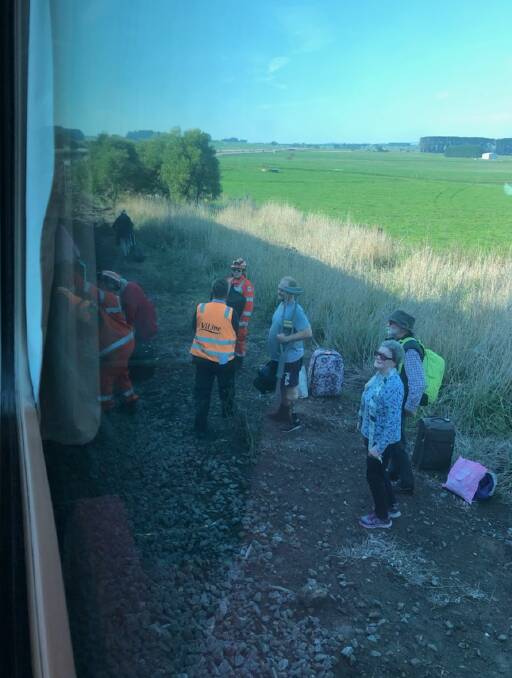 Passengers stranded in the 'never, never' as train breaks down