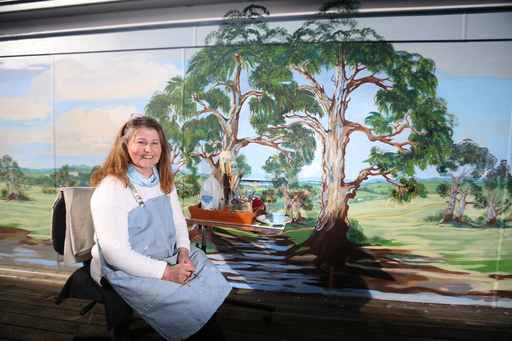 Creative: Purnim's Janet Ferguson used art to keep busy during COVID-19 social restrictions. Picture: Mark Witte