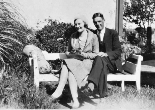 FAMILY: Des and Ruth Walsh, in their courting days at Glengariff in 1935. 