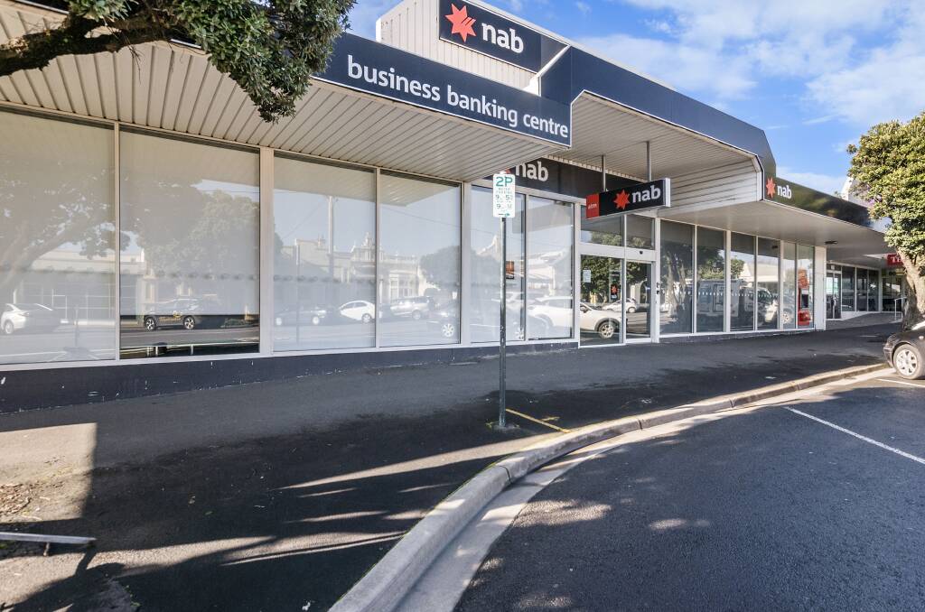 UP FOR GRABS: The building on Kepler Street is home to the NAB, The Standard and Axis Employment. 