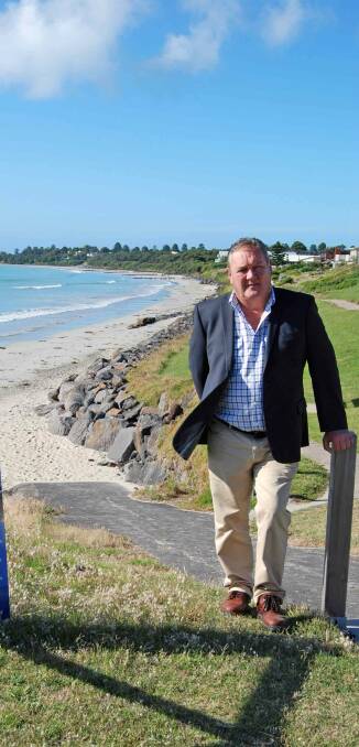 CHANGES AFOOT: Moyne Shire Council mayor Mick Wolfe at one of the access points to Port Fairy's East Beach. 