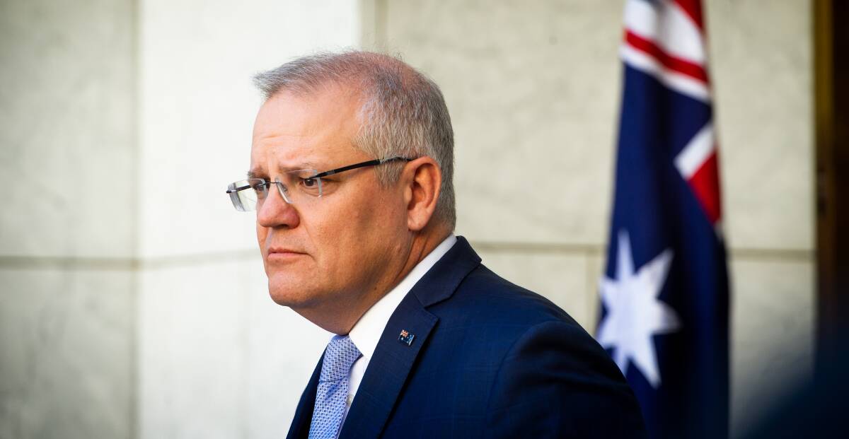 Former prime minister Scott Morrison. The Morrison government spent about $85 million of public money on politicised advertising campaigns in the lead-up to the 2019 federal election, a new report says. Picture by Elesa Kurtz