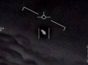 Footage from 2015, released by the US Department of Defense last year, showing a UFO seen by fighter jet pilots. Picture supplied