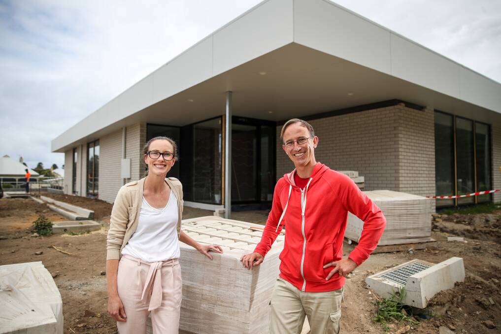 NEW HOME: Hopkins Medical Centre doctors Alister Robson and Elizabeth Hingston at the clinic's new site on Warrnambool's Raglan Parade. Picture: Morgan Hancock
