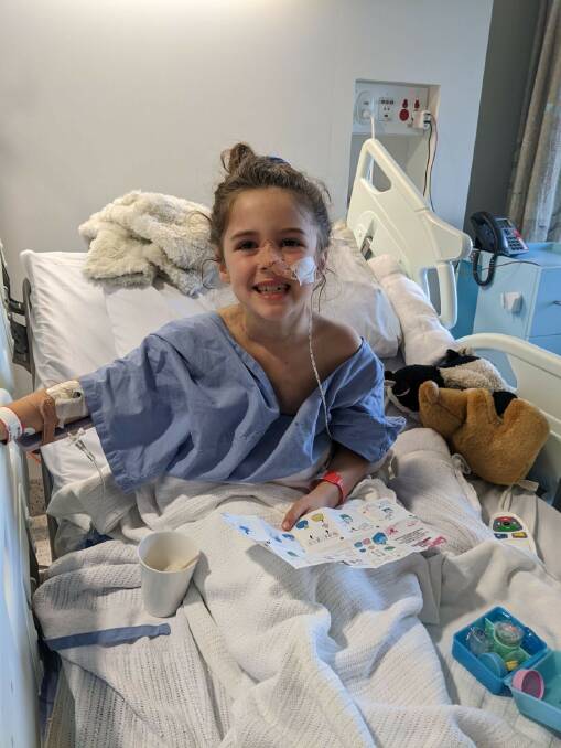Lillian Angus, 8, injured her pancreas and small intestine in the horror crash.