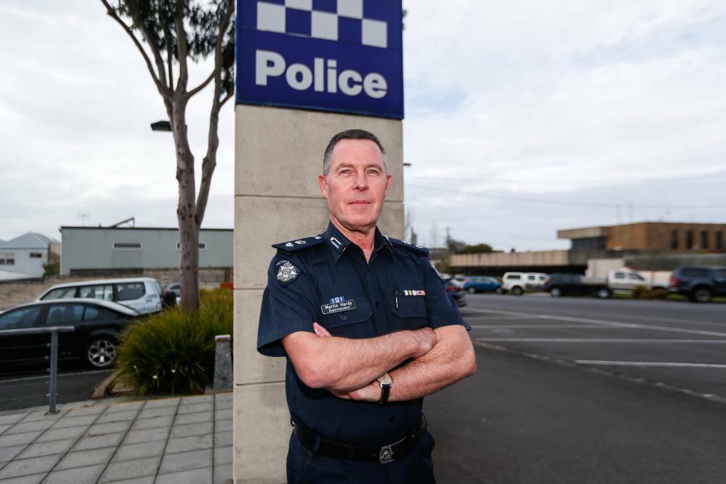 Victoria Police western region division two Superintendent Martin Hardy 
