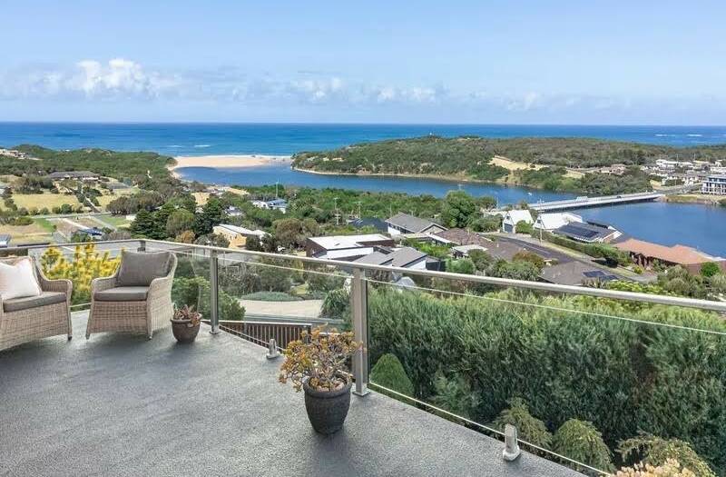 The house boasts spectacular views of Warrnambool and beyond. Pictures supplied