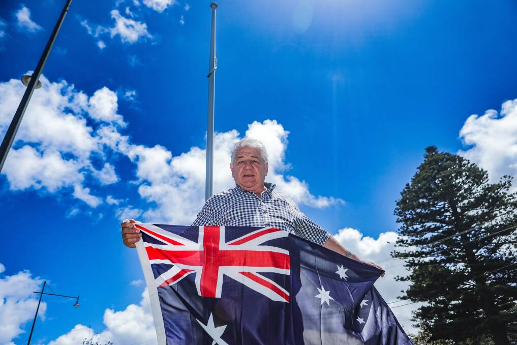 Jim Doukas was one of two Moyne Shire councillors who expressed disappointed an Australian flag wasn't flown at the Fiddler's Green in Port Fairy on Australia Day. Picture by Anthony Brady