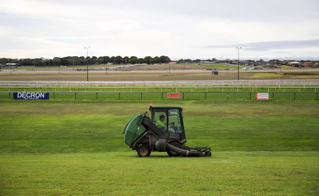 PRISTINE: The Warrnambool racecourse is looking in top condition ahead of the May Racing Carnival. Picture: Morgan Hancock