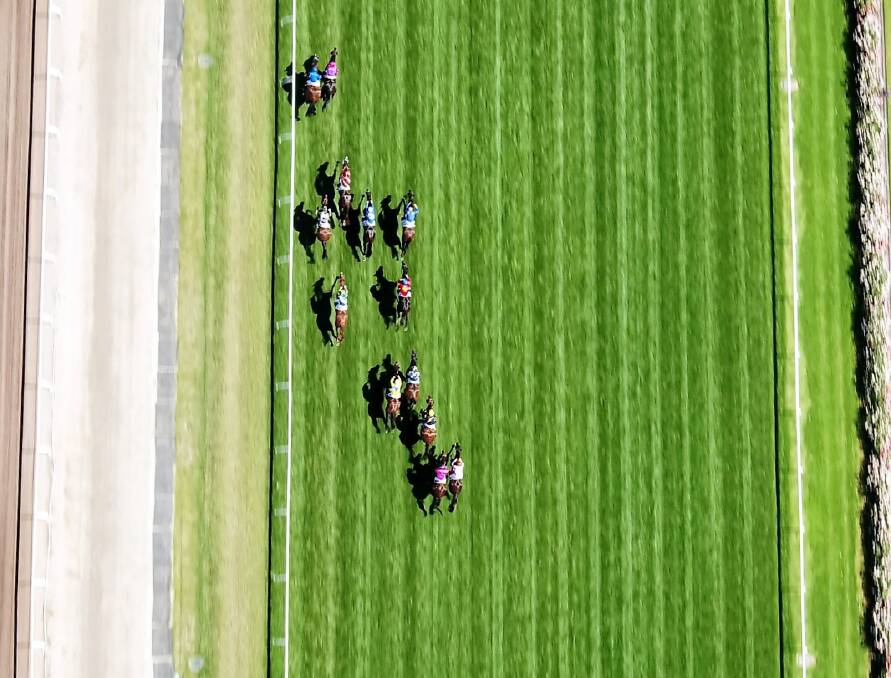 READY: Drone footage captured of a recent race by Aerial Vision Services. Picture: Supplied