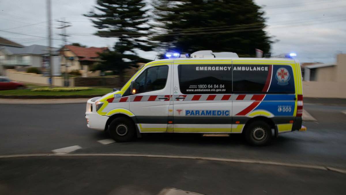 TWO INJURED: A teenage boy was airlifted to the Royal Children's Hospital after the incident.
