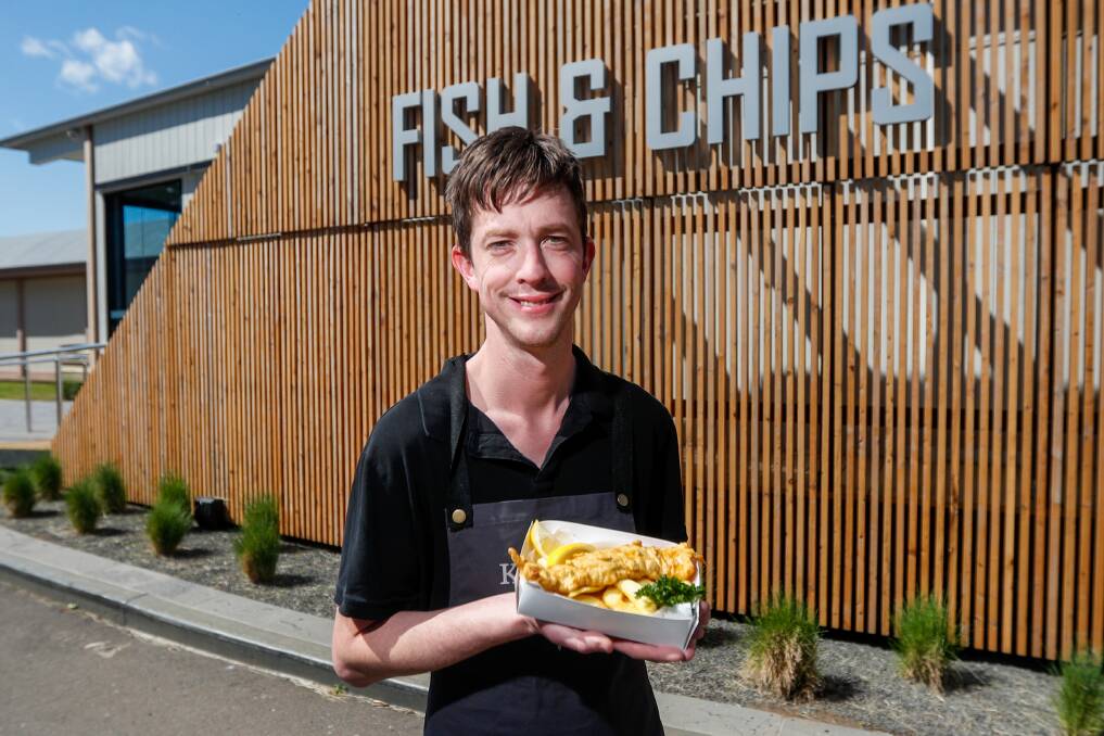 The Wharf's Sean Malady has been unable to open his fish and chip shop due to staff shortages. 