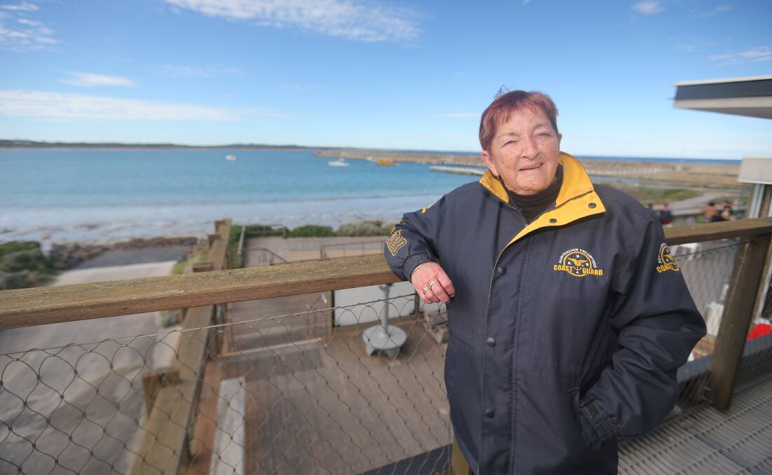 Barbara Heazlewood was the first person to put her hand up to join the Warrnambool Coast Guard.
