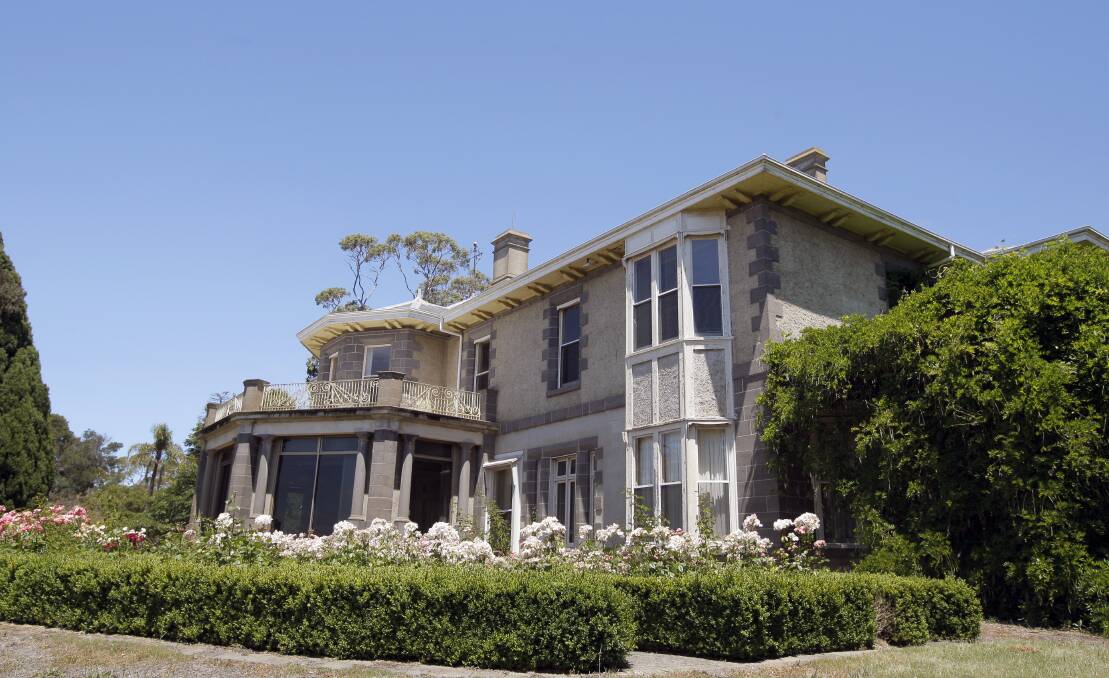 GRAND PLAN: Dean Montgomery fell in love with the mansion and plans to restore it. Picture: Anthony Brady