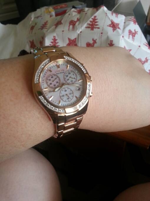 STOLEN: Ellie Read's watch was one of the items taken on Saturday night.