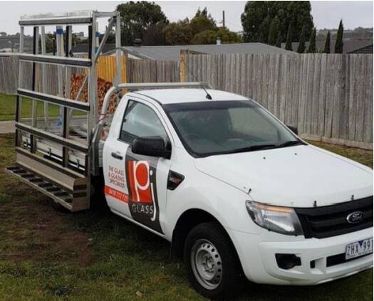 RECOVERED: The white ute, stolen from Hamilton, was one of three recovered by police.