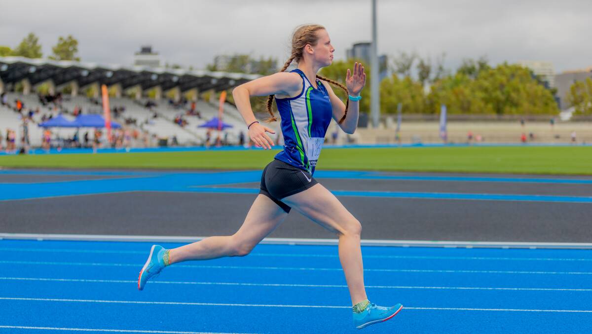 RISING STAR: Timboon's Emily Morden is one of the south-west athletes who regularly travels to Geelong for training and to compete. Picture: @take.my.snap