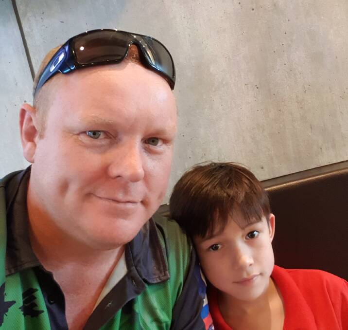 HOPEFUL: Garry Gavin and his son Ryan want to spend Christmas in Warrnambool with family and friends. Picture: Supplied
