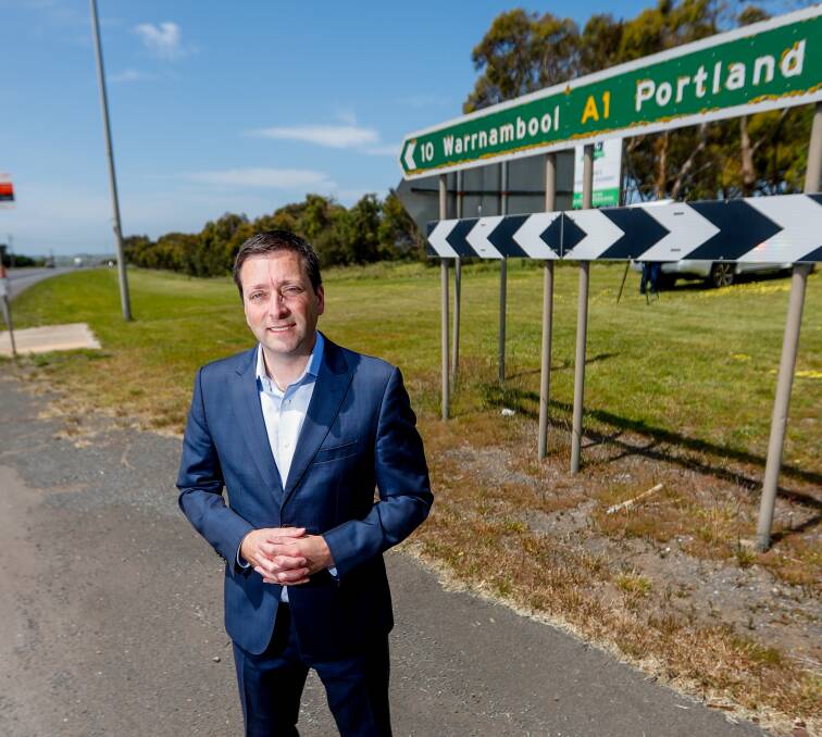 PLANS UNVEILED: Opposition leader Matthew Guy has revealed his priorities for the south-west.